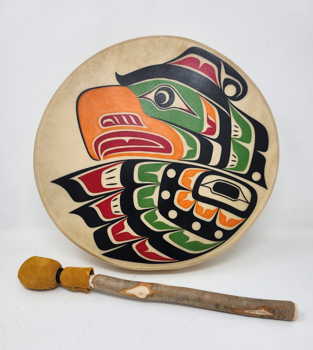 Thunderbird drum by Andrew Speck