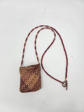 Load image into Gallery viewer, Small pouch w/red beads by Donna Cranmer
