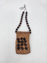 Load image into Gallery viewer, Pouch w/black beads by Donna Cranmer
