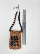 Load image into Gallery viewer, Pouch w/black beads by Donna Cranmer
