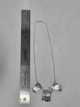 Load image into Gallery viewer, Silver 3pc necklaces by Valerie Lancaster
