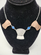 Load image into Gallery viewer, Silver + Copper necklaces by Valerie Lancaster
