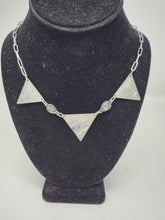 Load image into Gallery viewer, Silver 3pc necklaces by Valerie Lancaster
