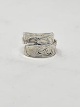 Load image into Gallery viewer, 1/4&quot; Killer Whale Wrap Ring by Billy Cook
