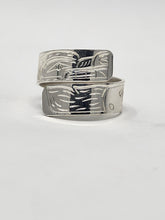 Load image into Gallery viewer, Wolf Wrap Ring 1/4&quot; by Billy Cook
