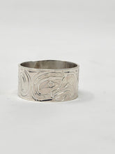 Load image into Gallery viewer, 3/8&quot; Eagle ring - size 8 by Billy Cook
