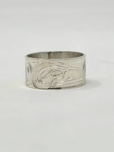 Load image into Gallery viewer, 3/8&quot; Raven ring - Size 7 by Billy Cook
