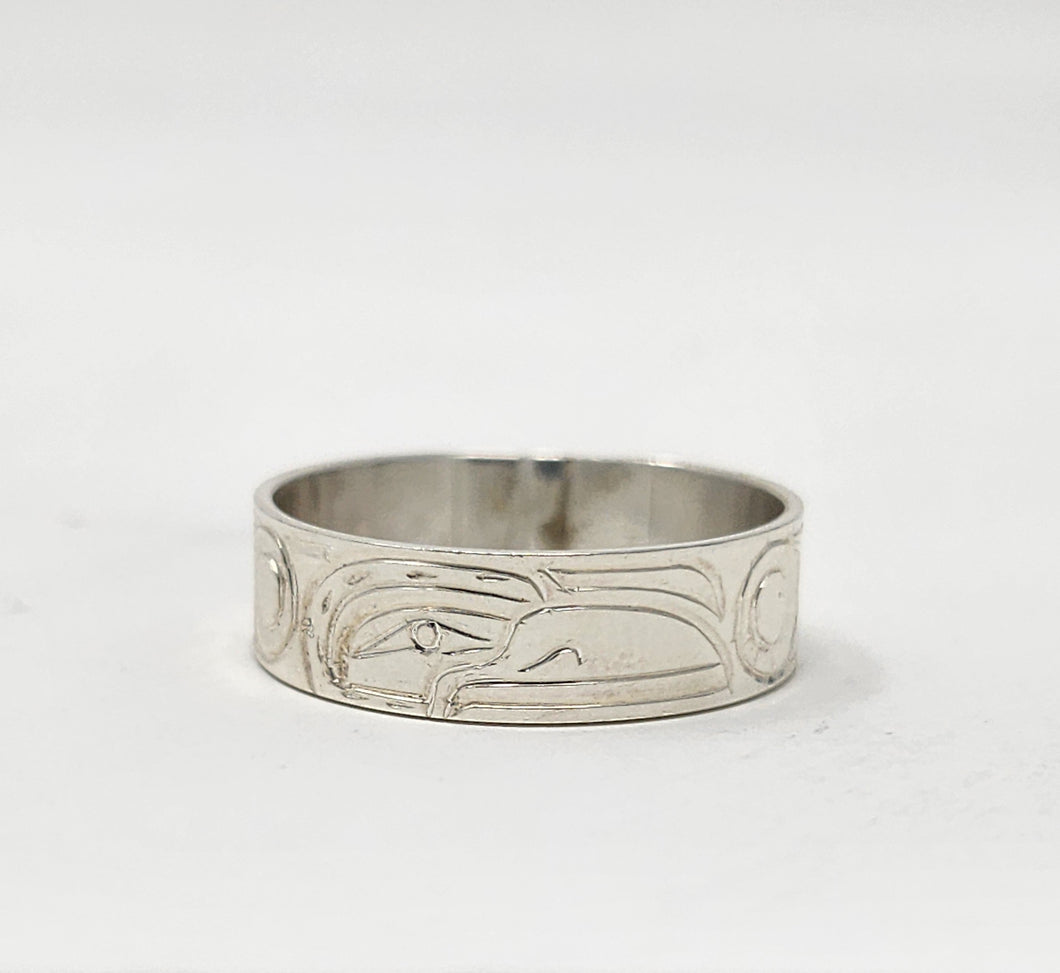 1/4” Raven Ring - Size 9 By Billy Cook