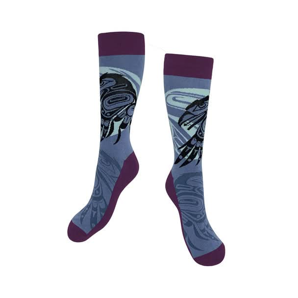 Art Socks - Raven Moon by Allan Weir