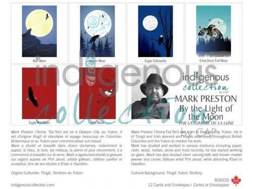 By the Light of the Moon box set note cards by Mark Preston