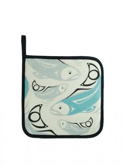 Connie Dickens Salmon Pot Holder