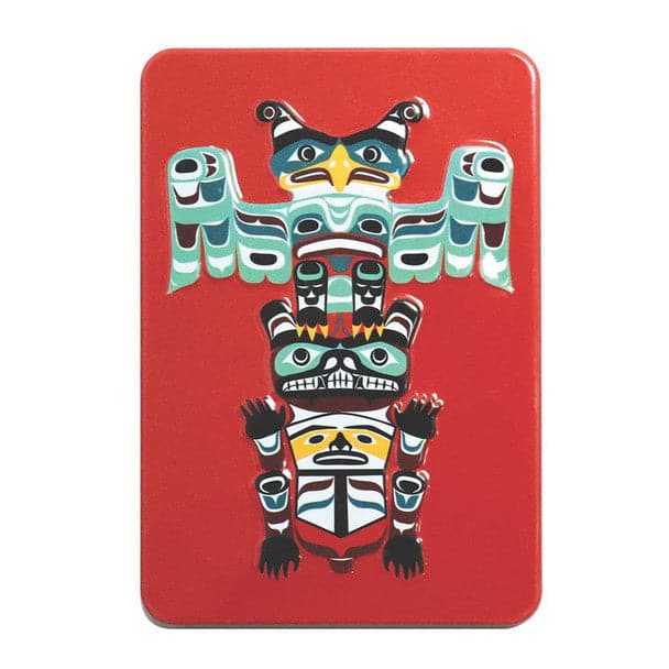 Embossed Metal Magnet - Totem by Ryan Cranmer