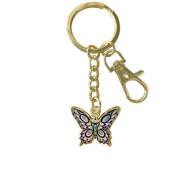 Enamel Keychain - Butterfly by Joe Wilson-Sxwaset