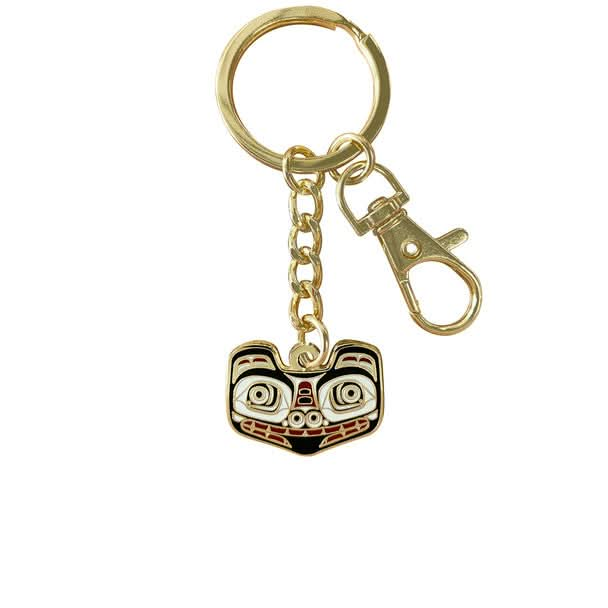 Enamel Keychain - Matriarch Bear by Morgan Asoyuf