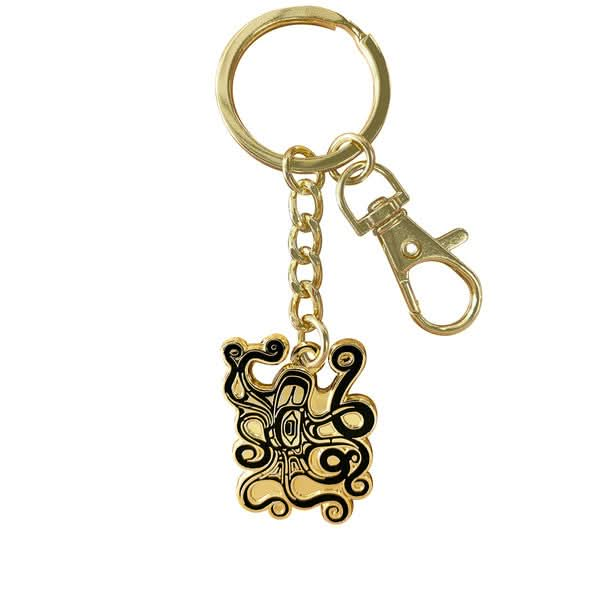 Enamel Keychain - Octopus (Nuu) by Ernest Swanson