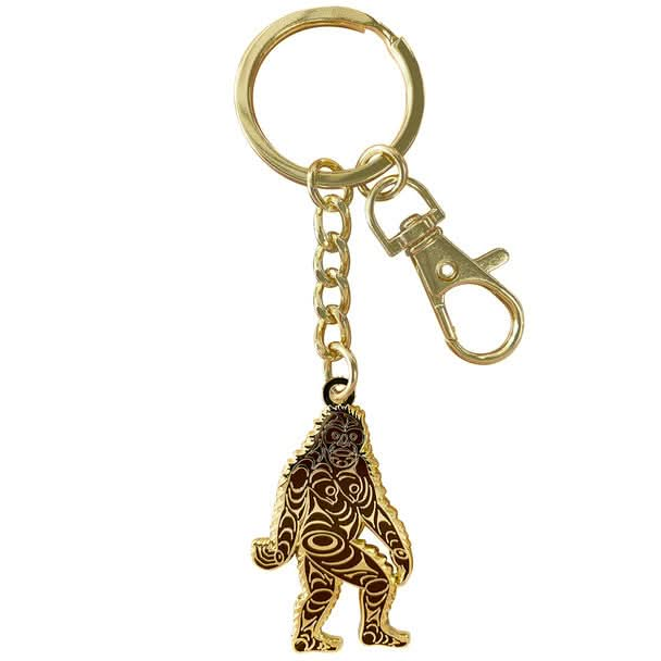 Enamel Keychain - Sasquatch by Francis Horne Sr