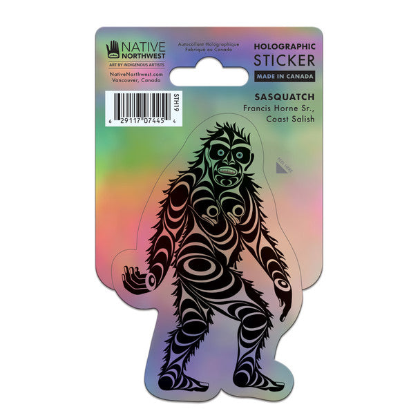 Holographic Sticker - Sasquatch by Francis Horne Sr.