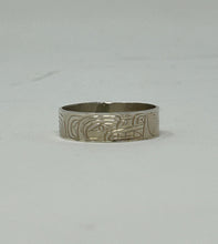 Load image into Gallery viewer, 1/4&quot; Wolf ring - size 12 by Billy Cook
