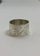 Load image into Gallery viewer, 1/2&quot; Raven ring - size 11 by Billy Cook
