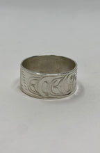 Load image into Gallery viewer, 3/8” Raven Ring - Size 11 By Billy Cook
