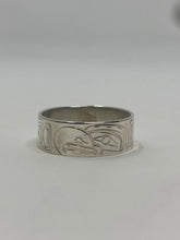 Load image into Gallery viewer, 1/4&quot; Eagle ring - size 8.5 by Billy Cook
