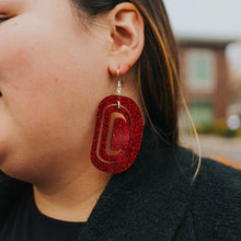 Load image into Gallery viewer, Large Ovoid earring by Copper Canoe Woman
