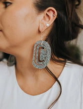 Load image into Gallery viewer, Large Ovoid earring by Copper Canoe Woman
