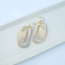 Load image into Gallery viewer, Small Ovoid earrings by Copper Canoe Woman
