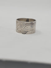 Load image into Gallery viewer, 1/2” Raven Ring - Size 9 By Billy Cook
