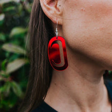 Load image into Gallery viewer, Small Ovoid earrings by Copper Canoe Woman
