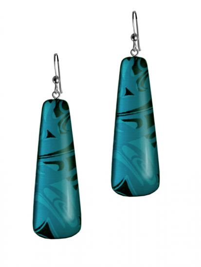 Earrings Corrine Hunt Turquoise Drop